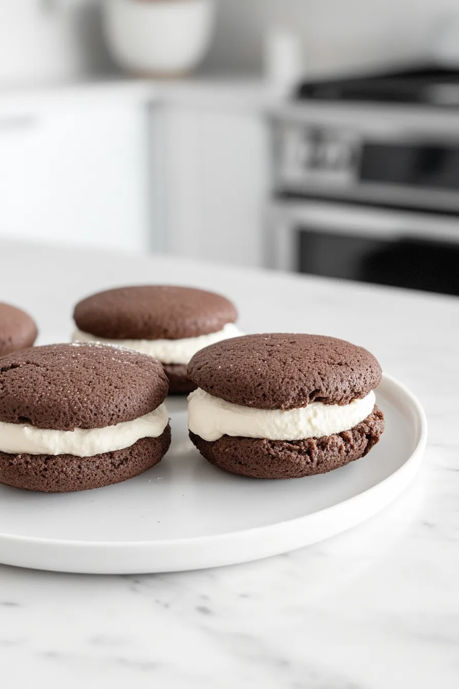 Moist Keto Red Velvet Whoopie Pies