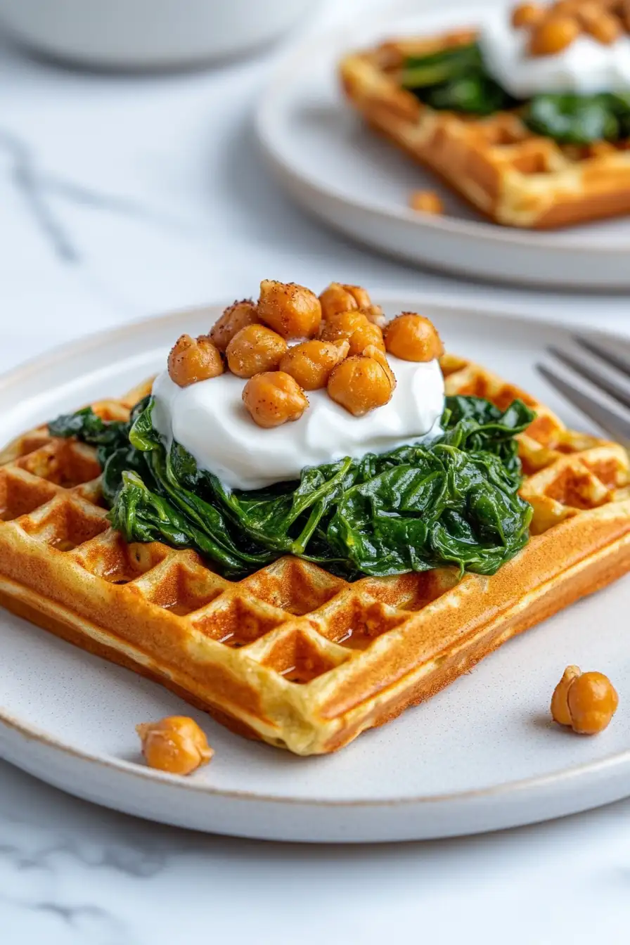 Savory Chickpea Waffles