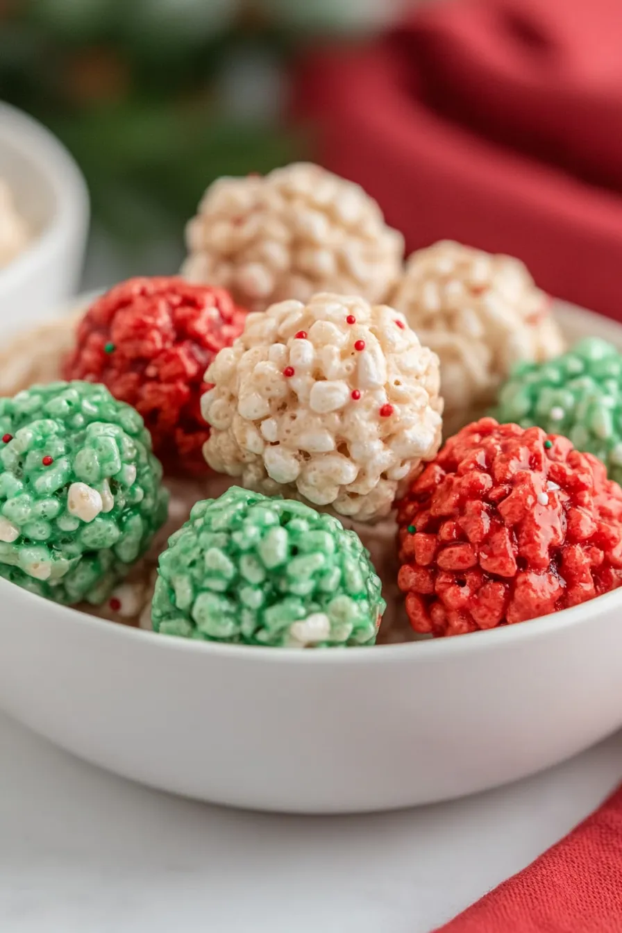 Cute Christmas Rice Krispie Treats