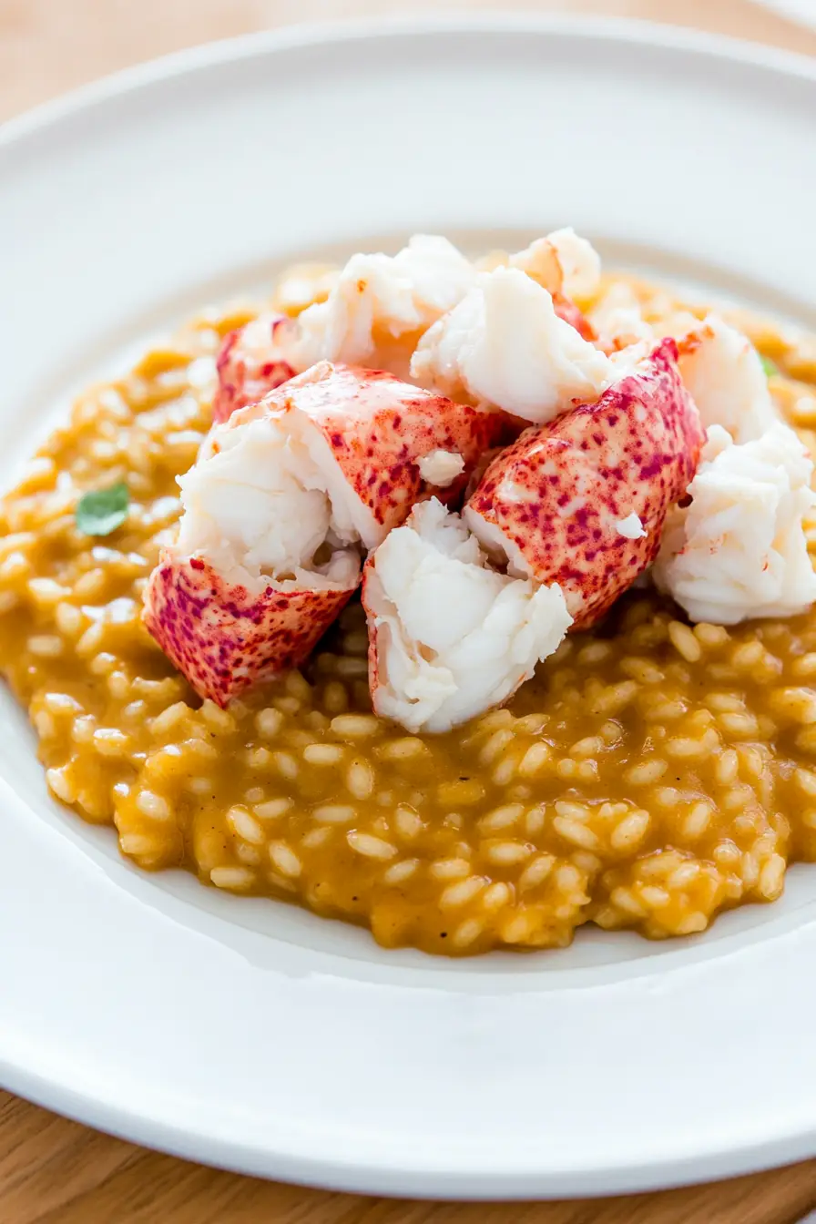 Savory Lobster Bisque Risotto