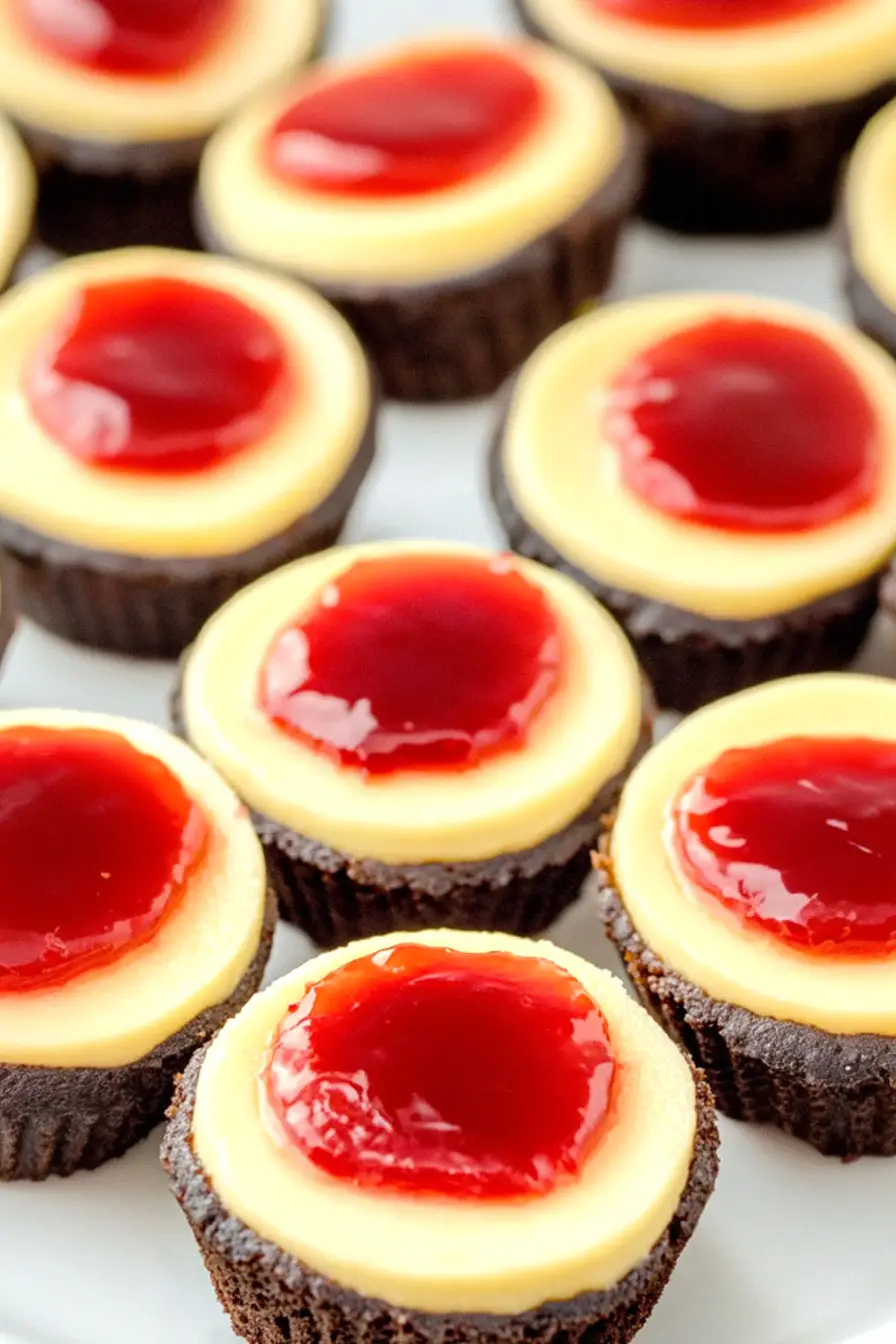 Sweet Mini Cheesecakes with Jam