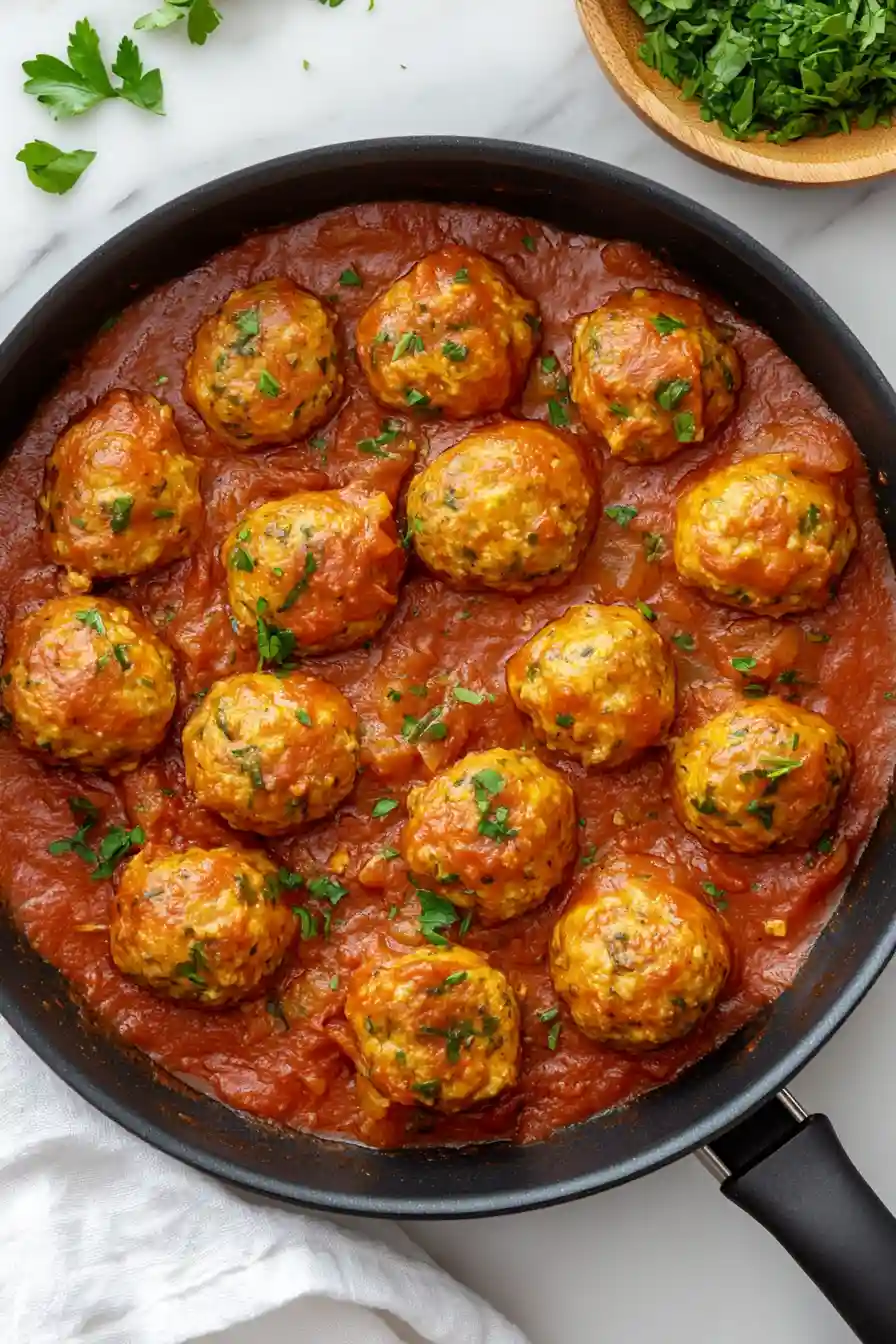 Best Turkey Meatballs with Greek Yogurt