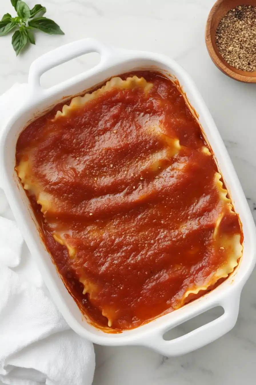 Flavorful Vegetable No Cheese Lasagna