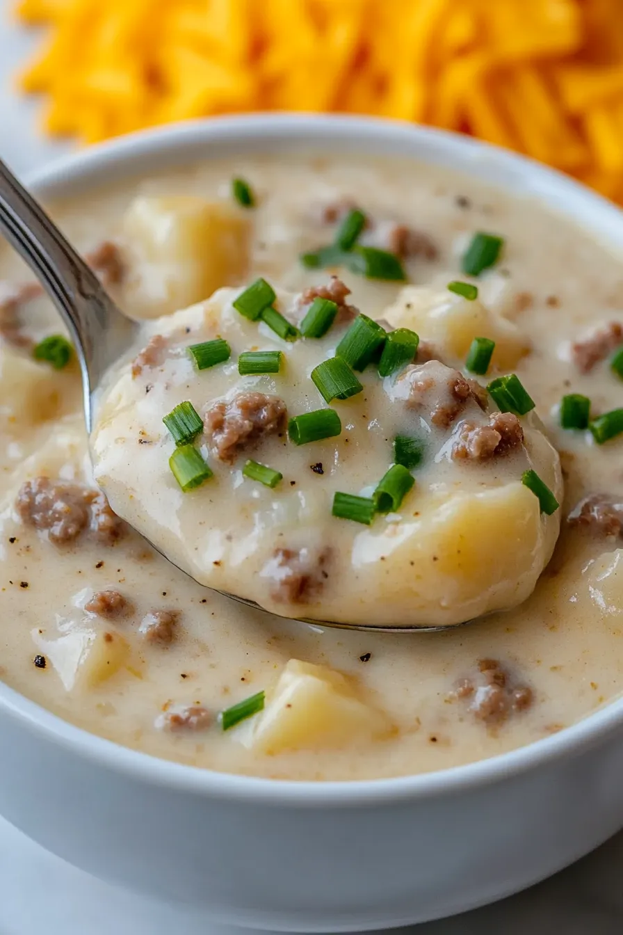 Hearty Pork Sausage Potato Soup