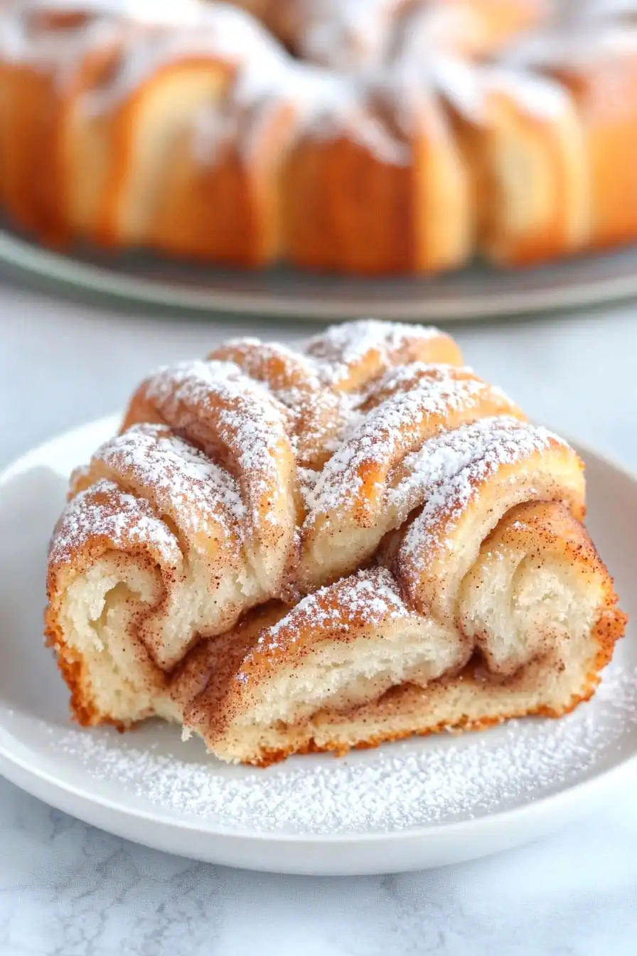 Best Cinnamon Roll Pull Apart Snowflake