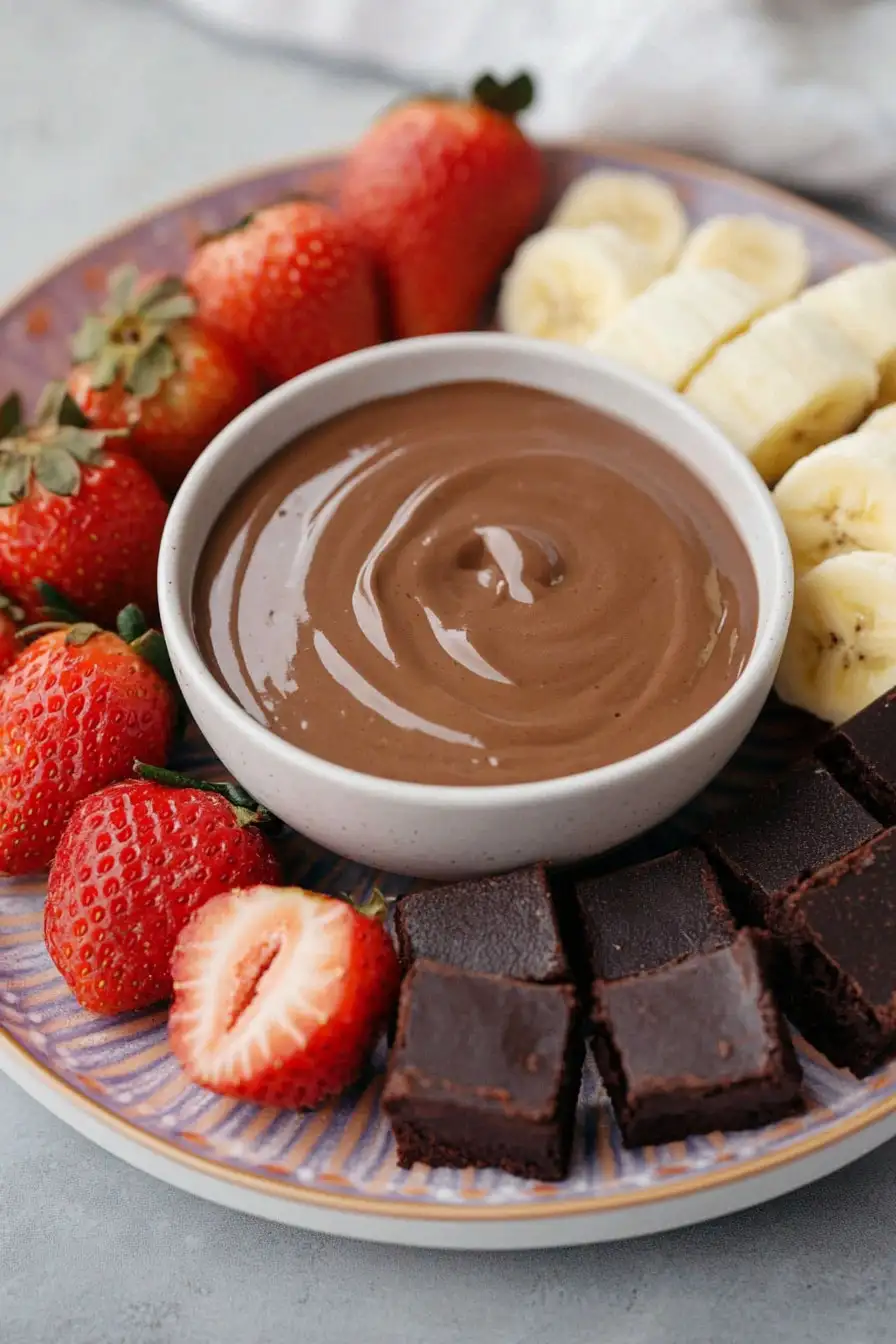 Creamy Melting Pot Chocolate Fondue Recipe
