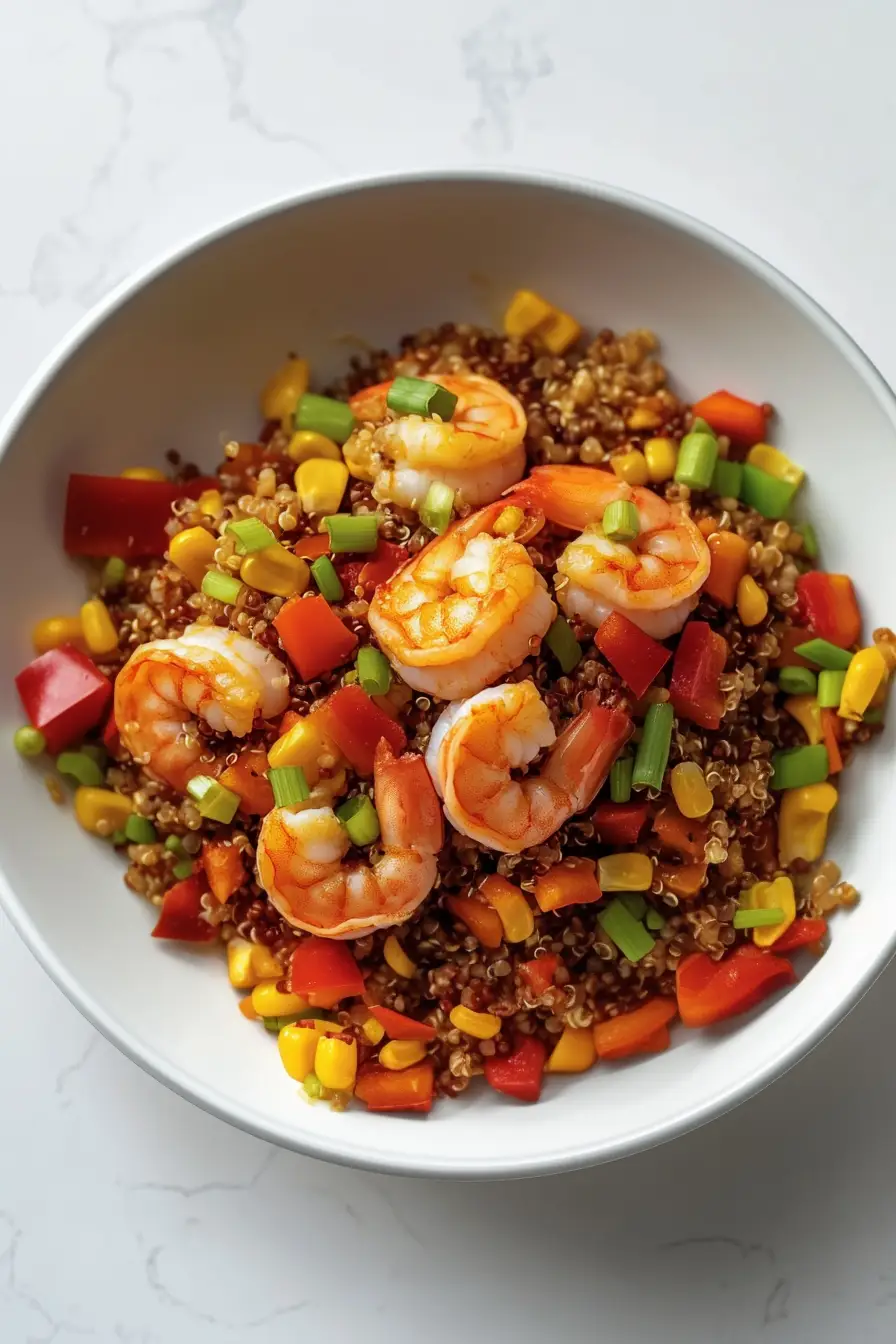 Protein-Packed Shrimp Quinoa Bowl