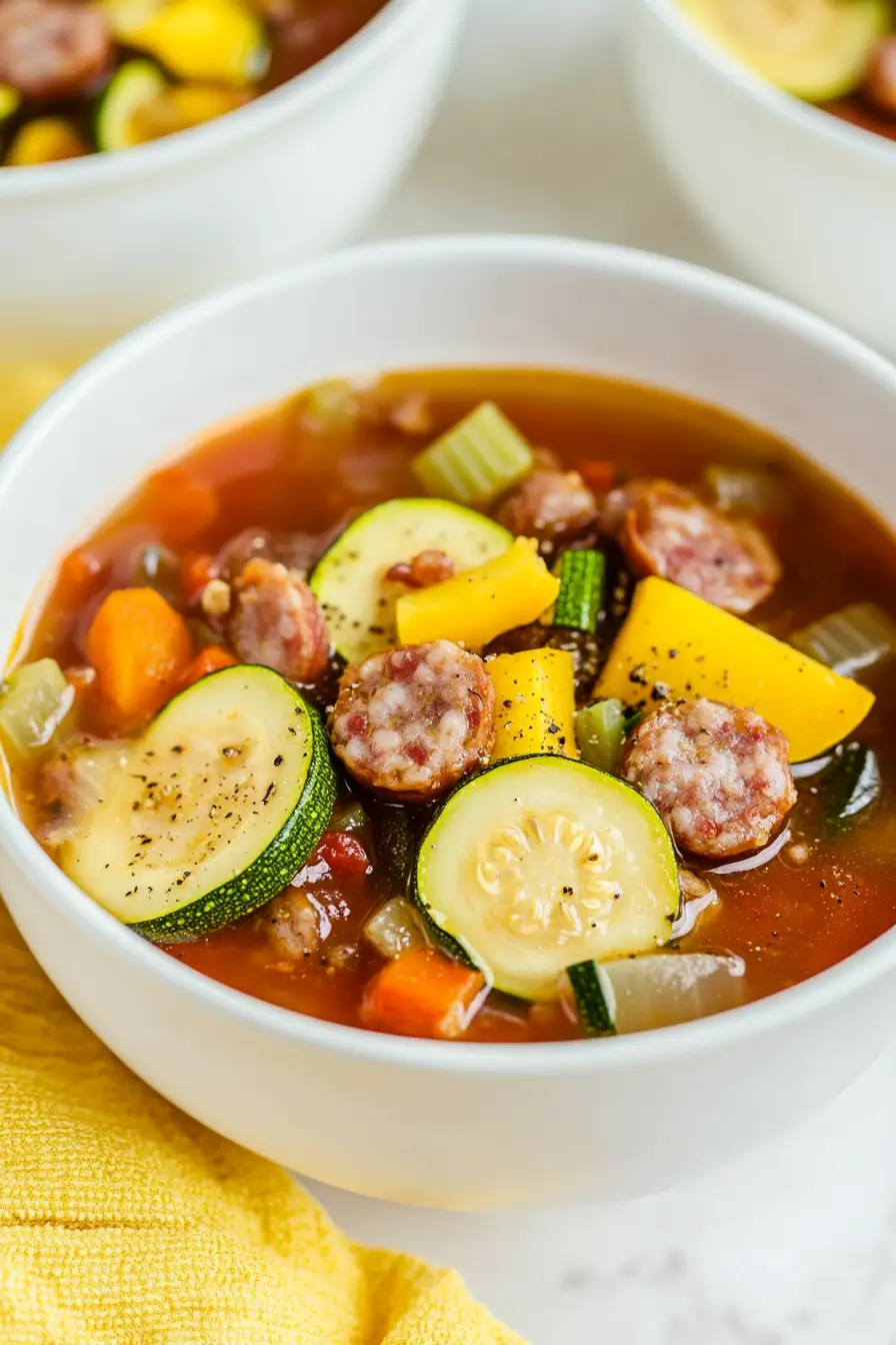 Healthy Slow Cooker Zucchini Soup