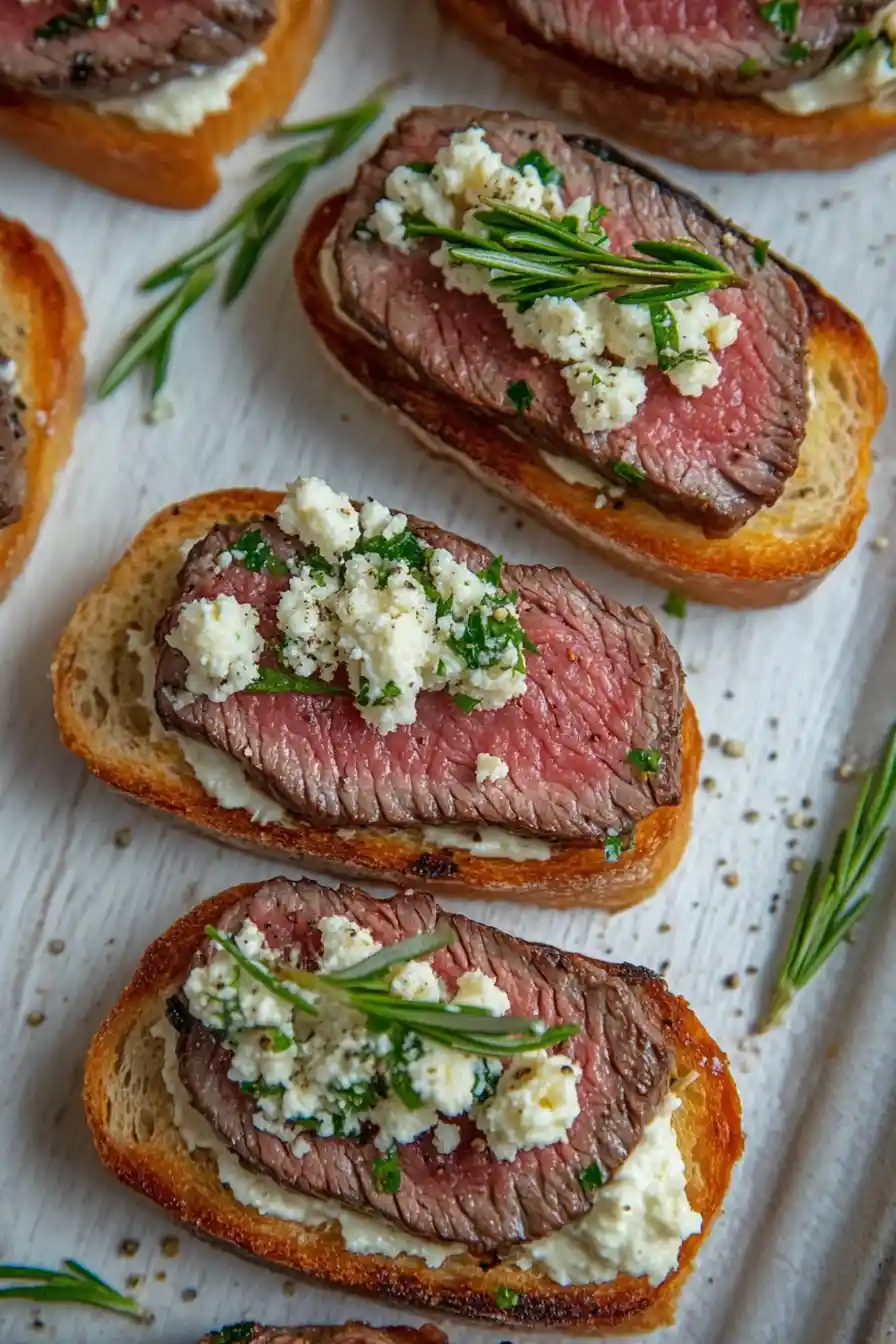 Best Filet Mignon Crostini