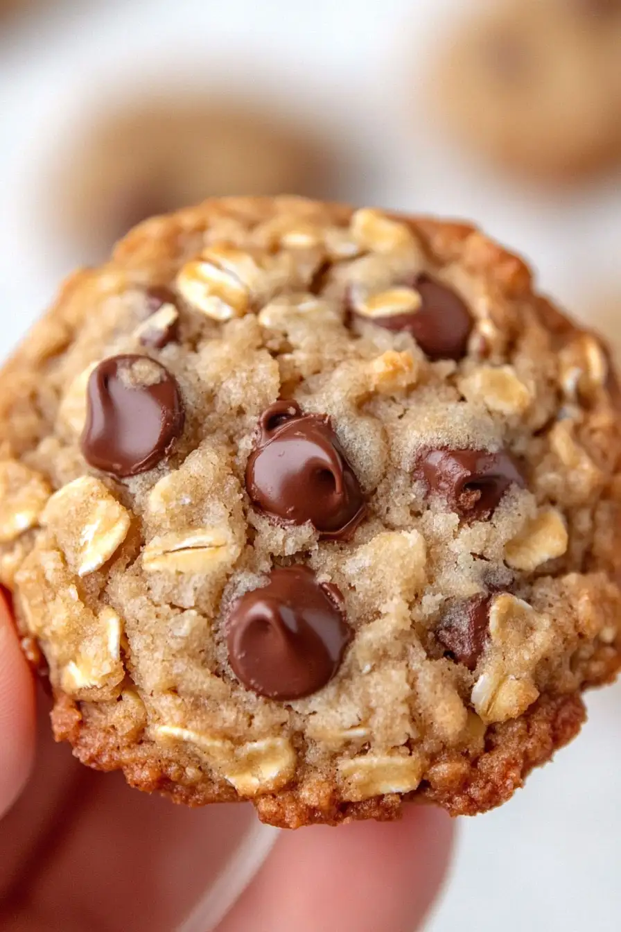 Healthy Oatmeal Chocolate Chip Cookies