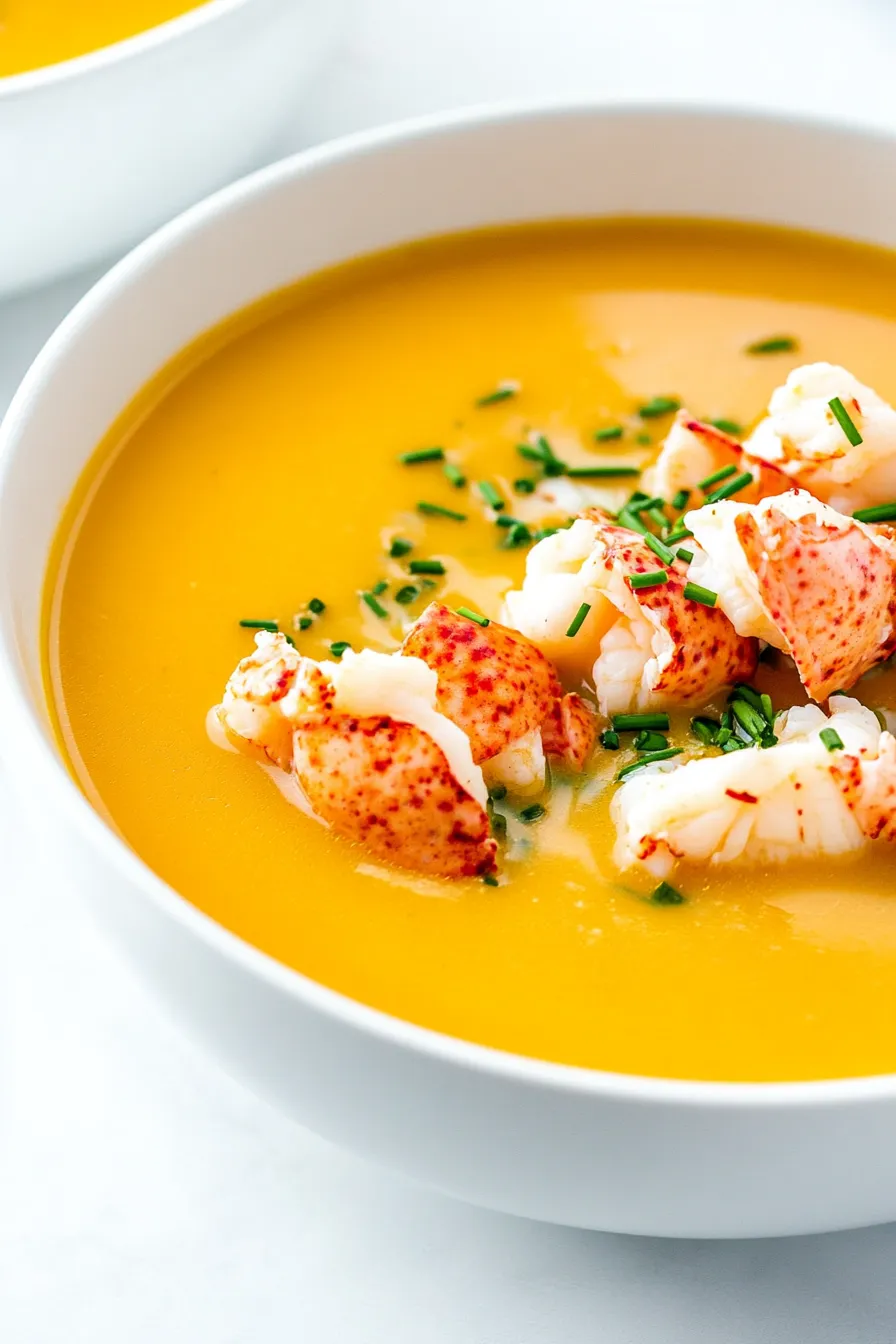 Classic Lobster Bisque with Sherry