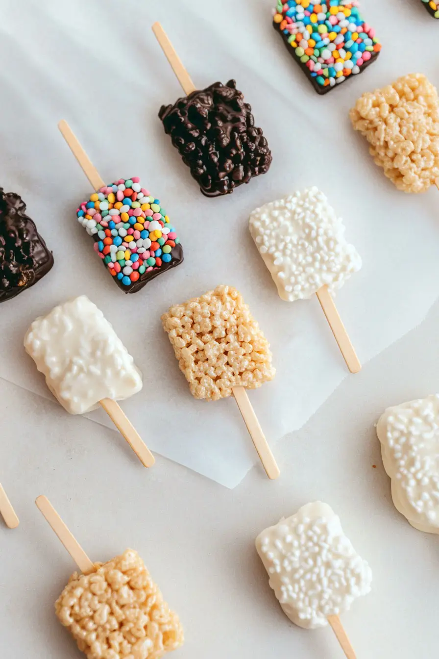 Tasty Rice Krispie Lollipops