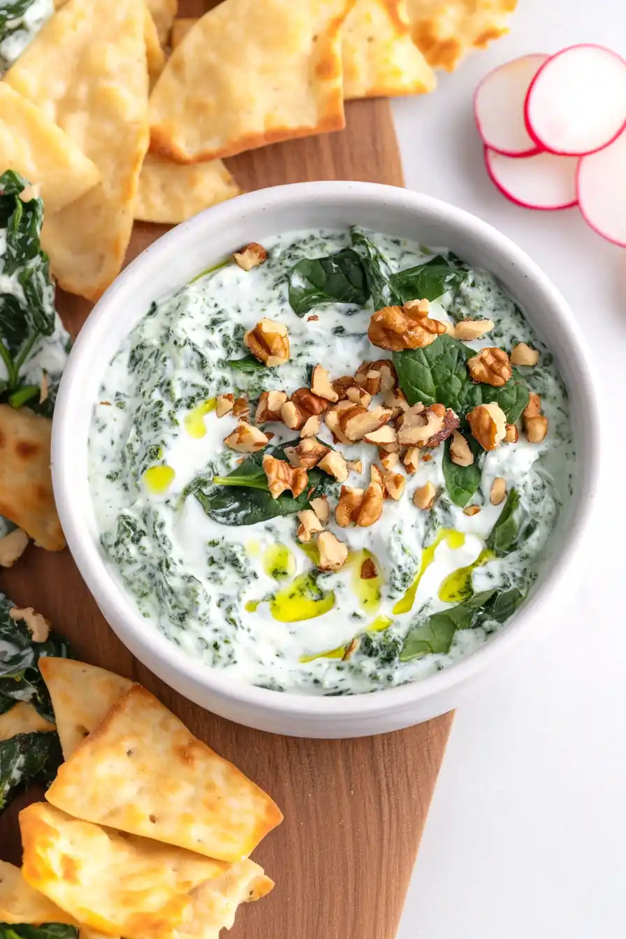 Easy Spinach Yogurt Dip