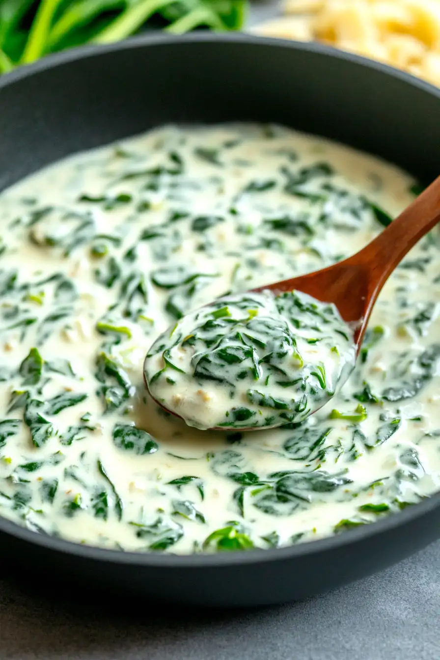 Delicious Spinach Cream Sauce