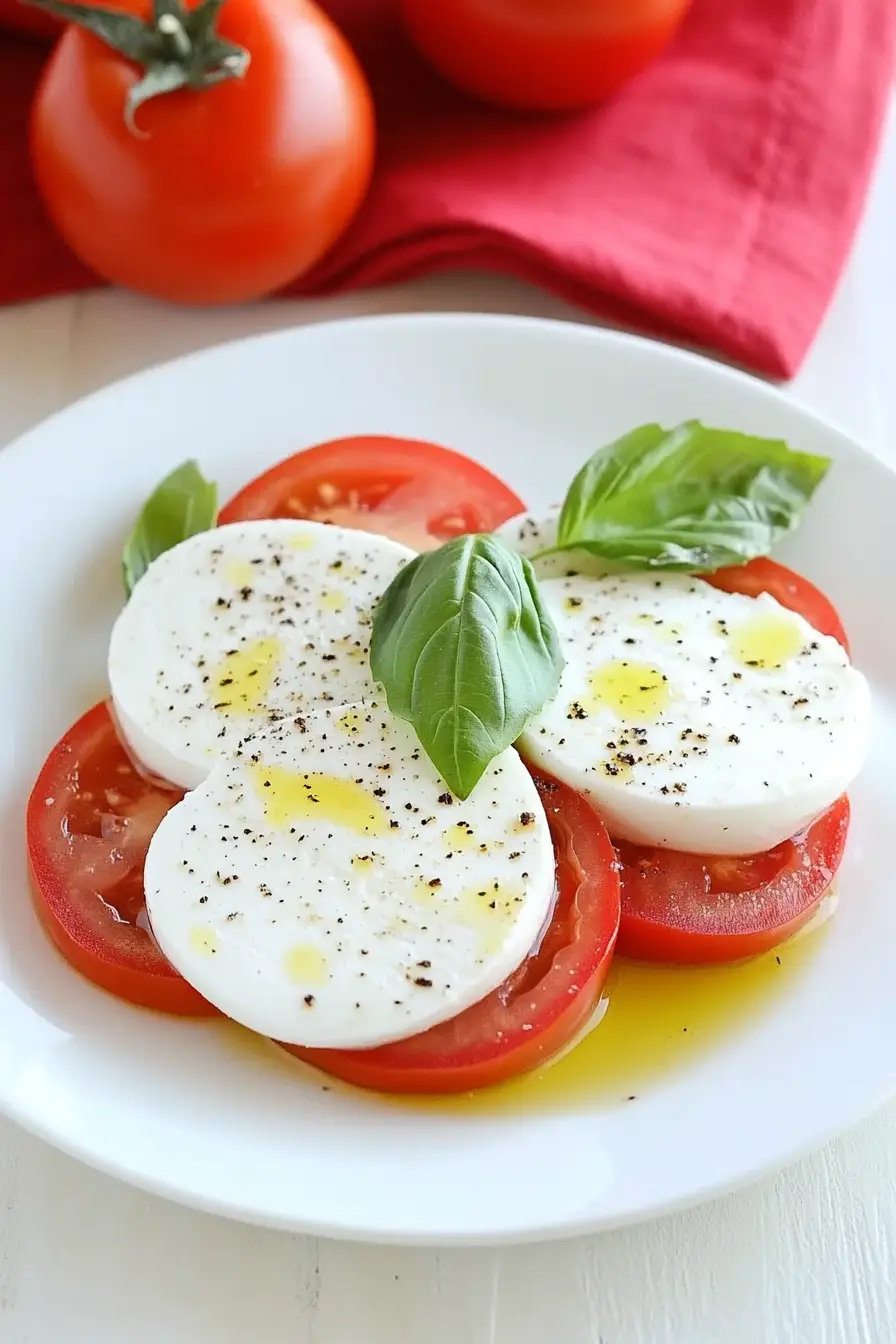 Delicious Caprese Salad for One