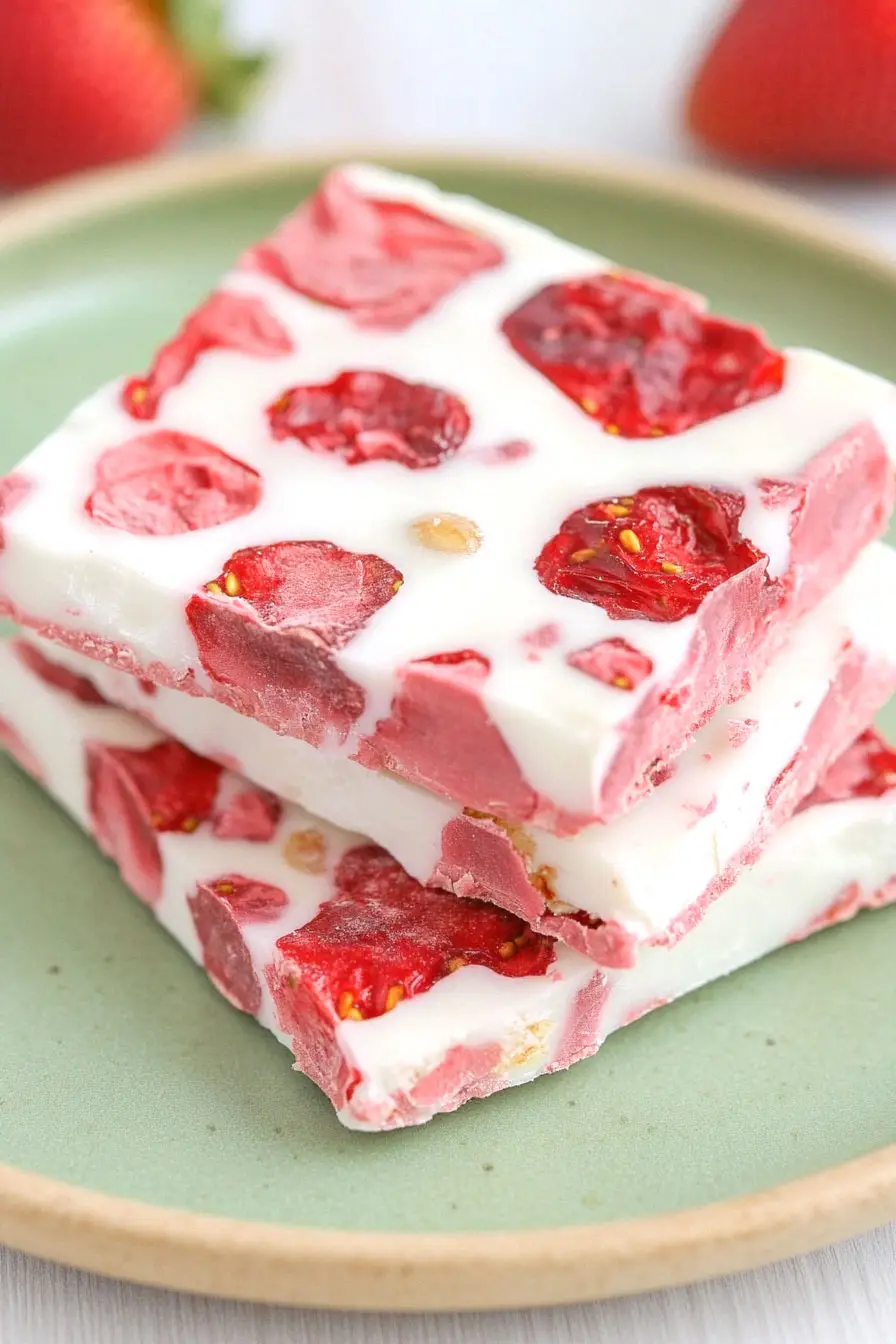 Sweet Valentine's Strawberry Bark