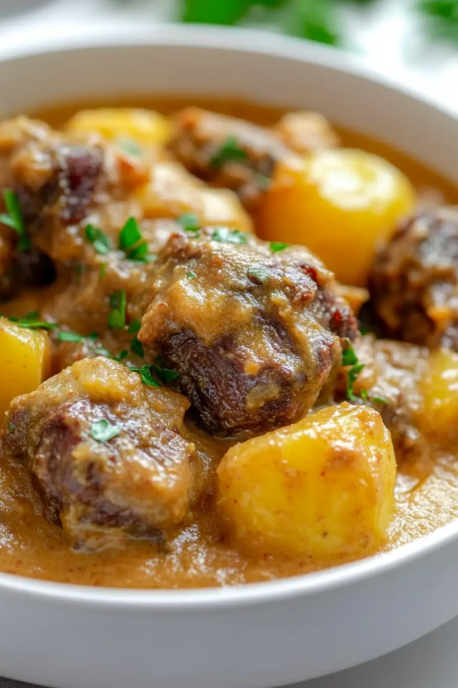 Savory Curry Oxtails Recipe