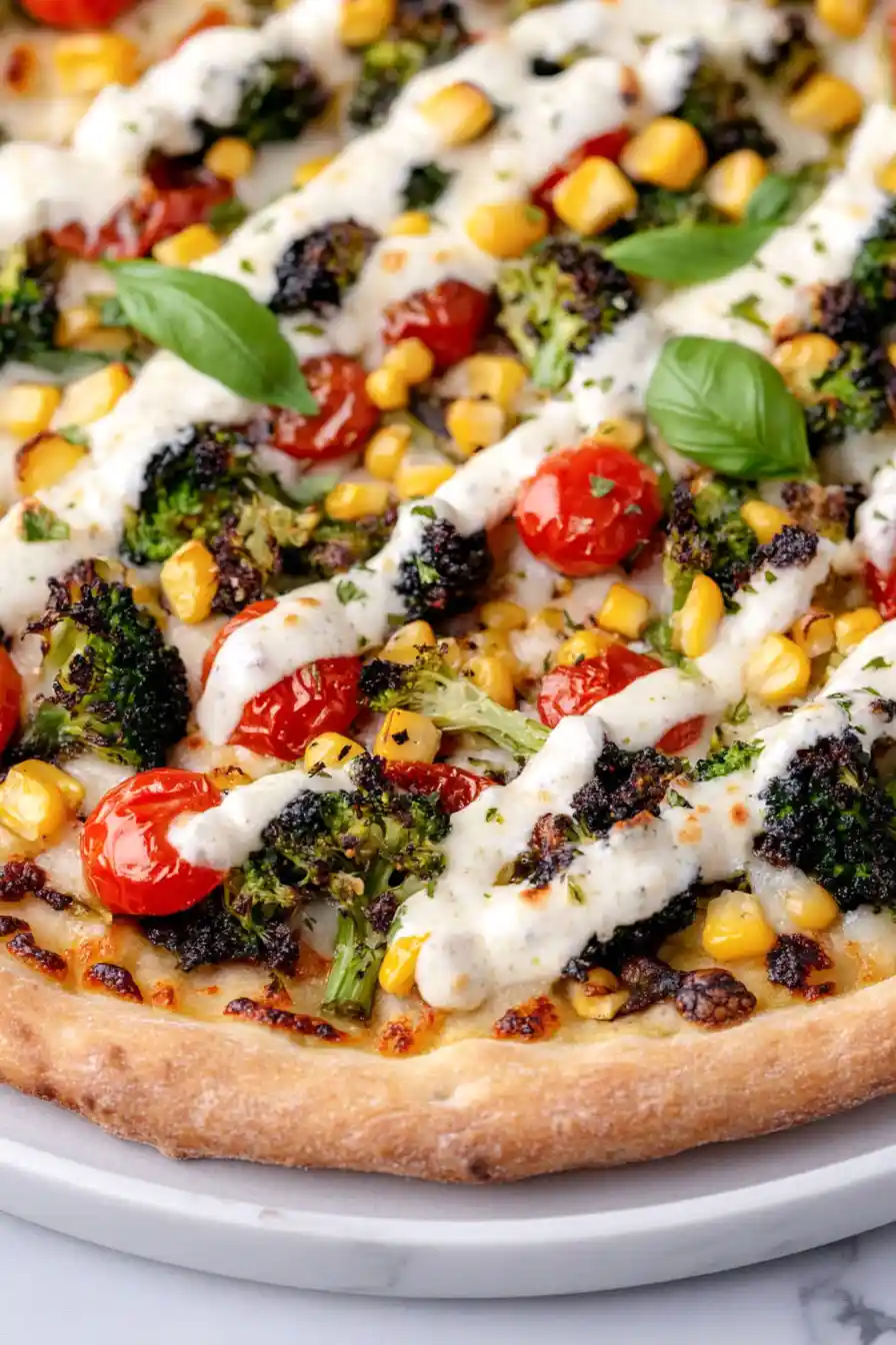 Delicious Pizza Without Cheese