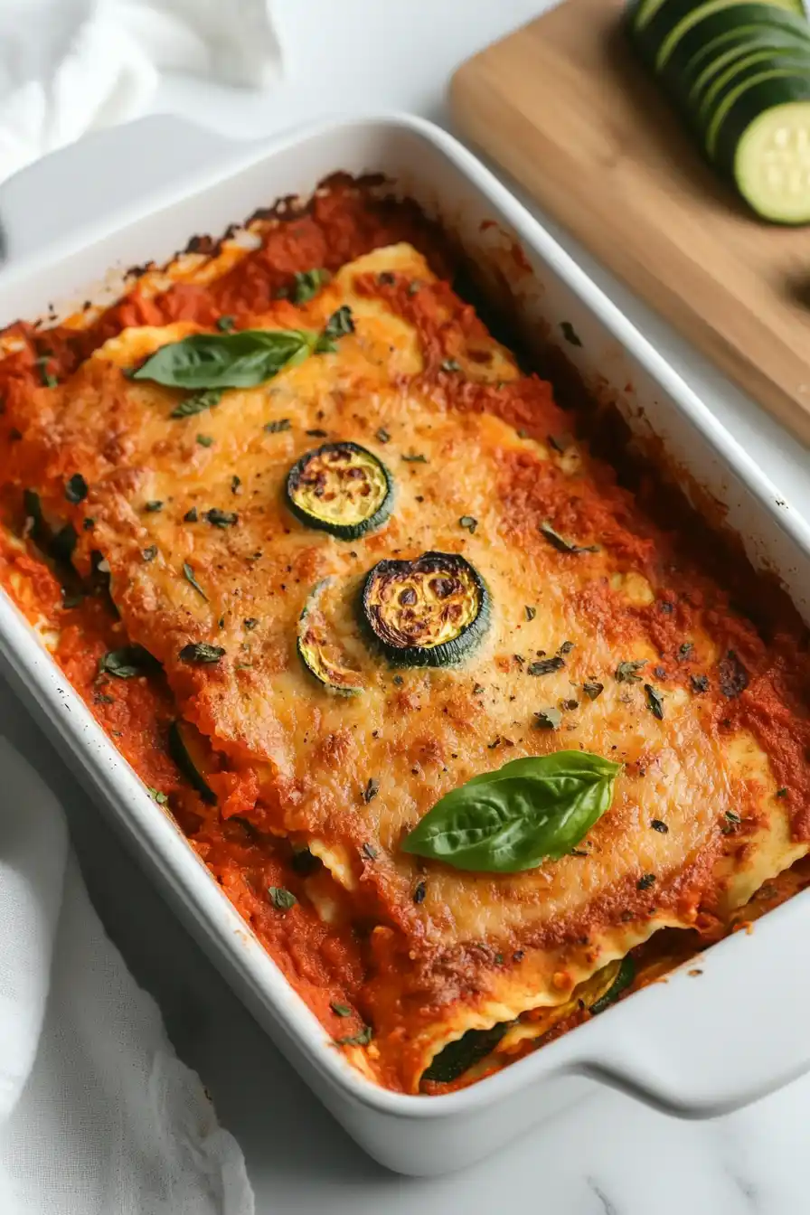Hearty Gluten Free Dairy Free Vegetable Lasagna
