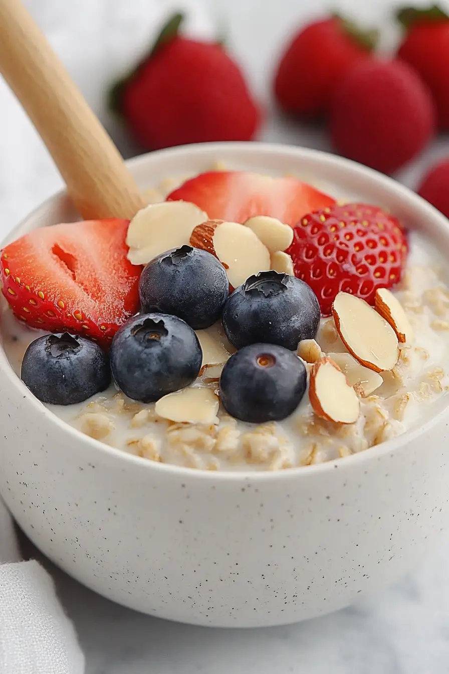 Healthy Overnight Oatmeal in a Jar