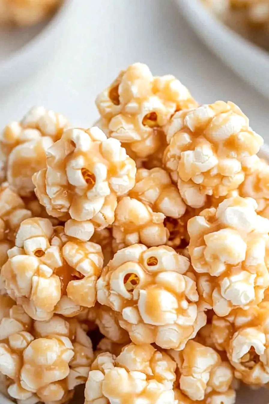 Healthy Caramel Popcorn Balls