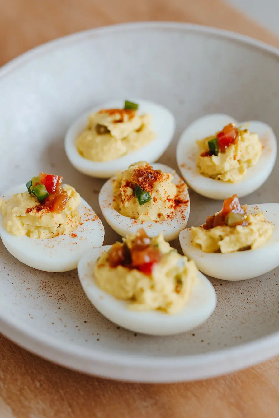 Savory Deviled Eggs with Sweet Relish