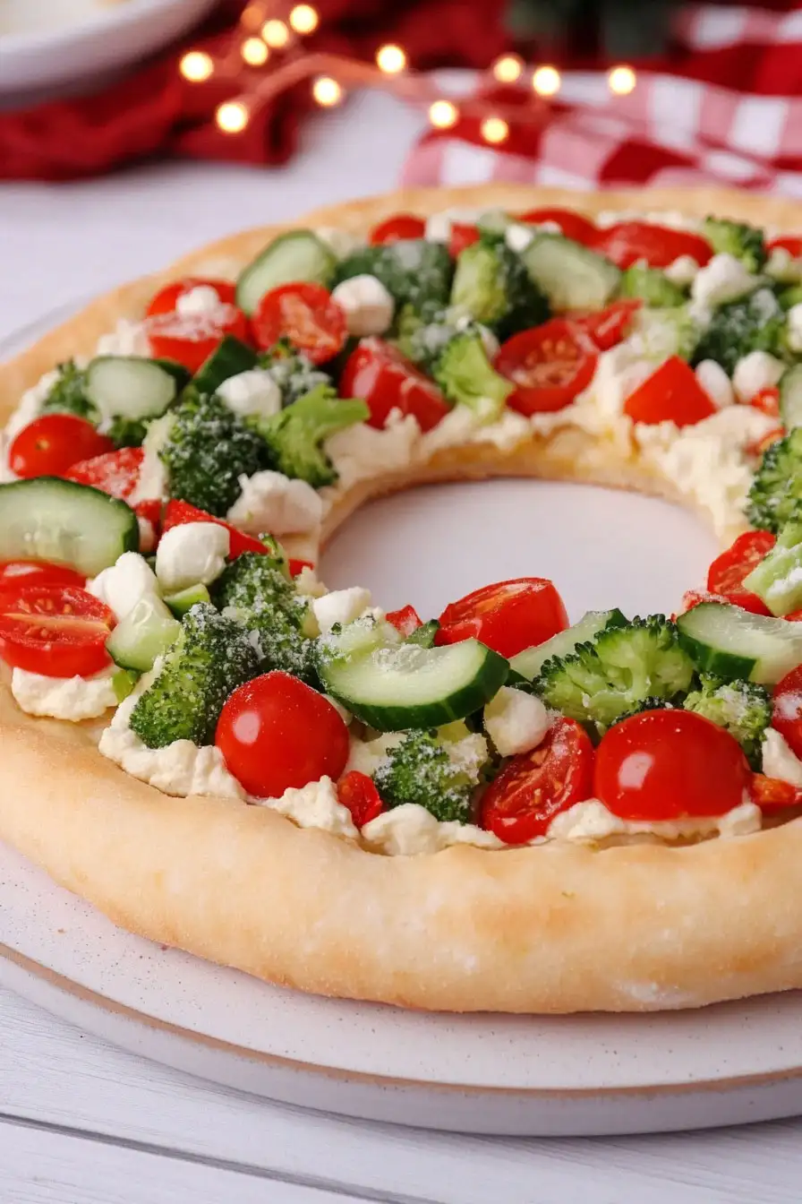 Easy Pizza Wreath