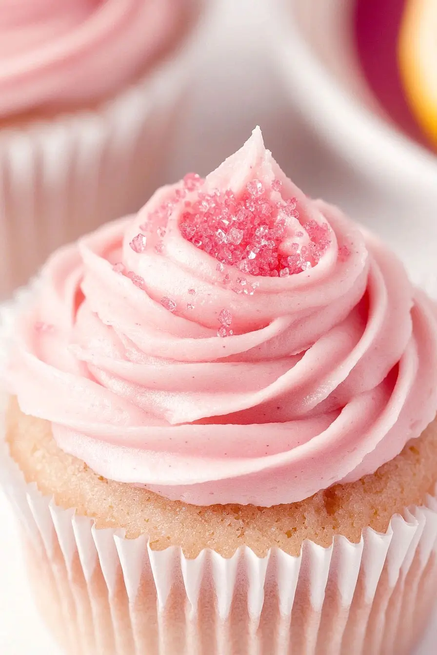 Perfect Vegan Pink Champagne Cupcakes