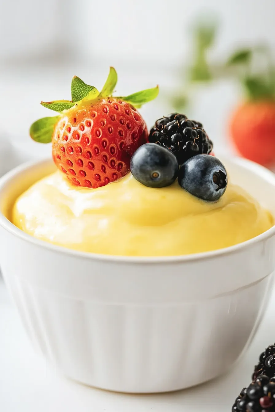 Tasty Egg Yolk Vanilla Custard