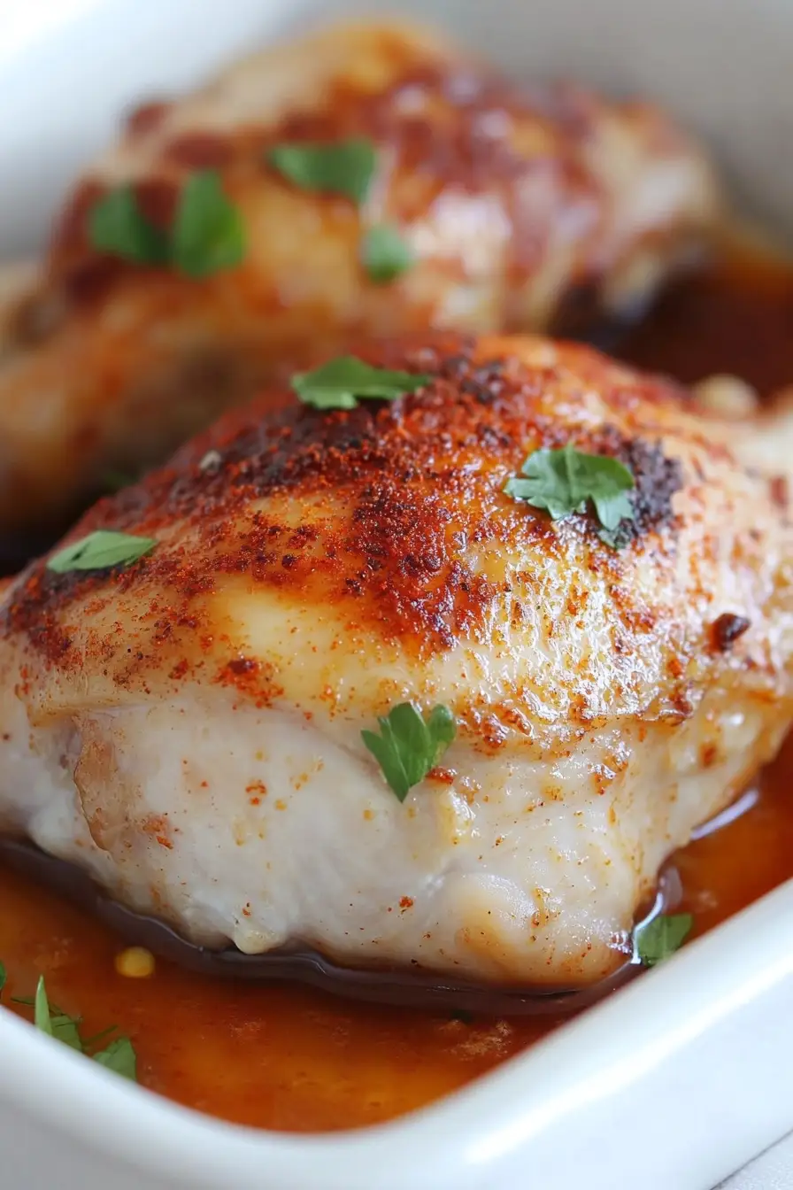 Healthy Roasted Chicken Legs and Thighs