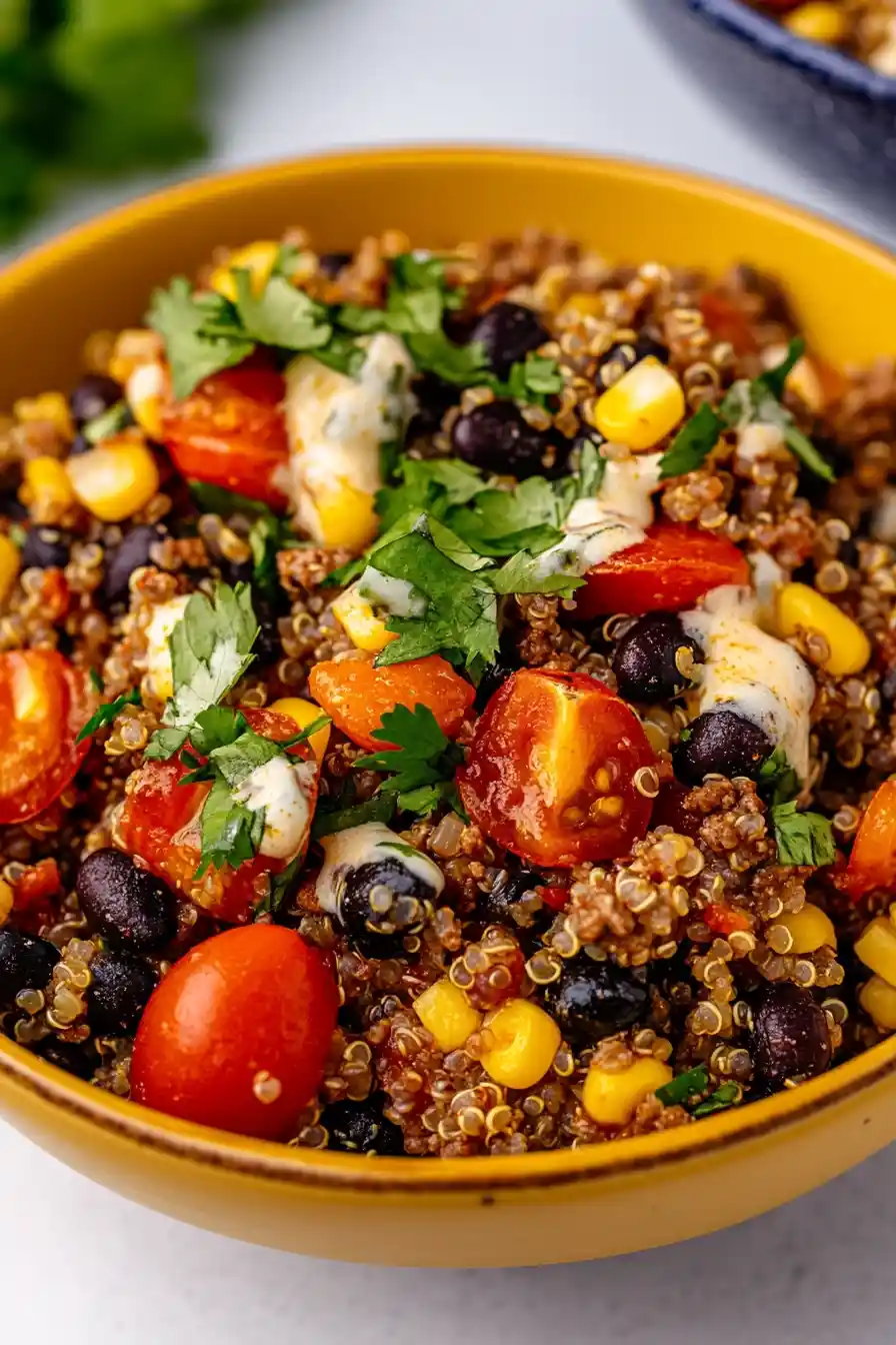 High Protein Ground Beef and Quinoa Bowl