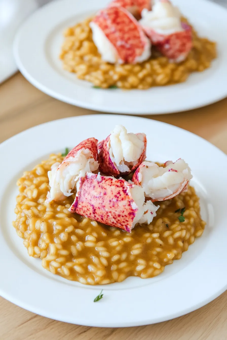 Savory Lobster Bisque Risotto