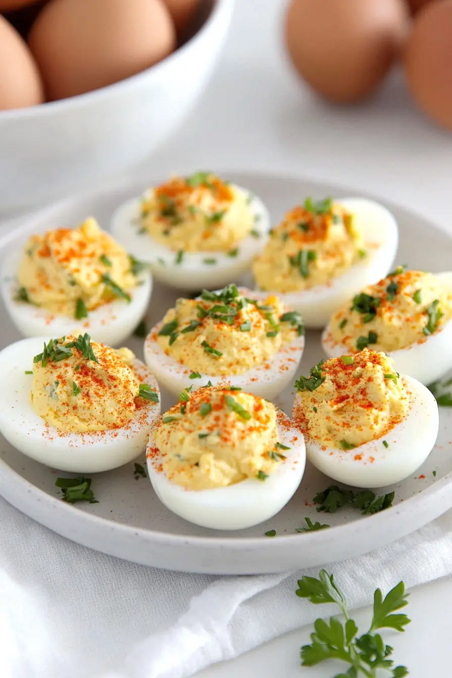 Quick Keto Low Carb Deviled Eggs