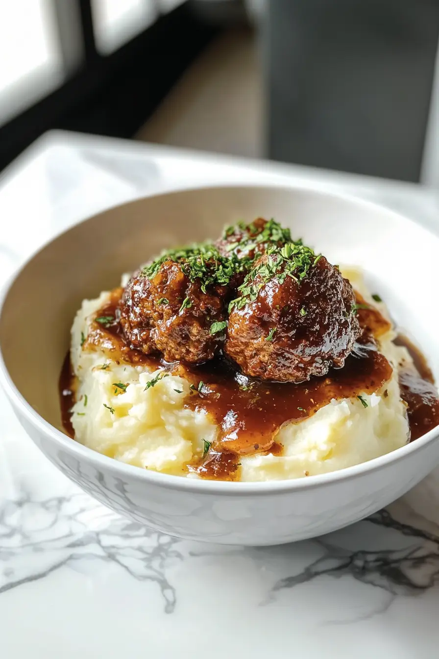 Savory Meatloaf Meatballs
