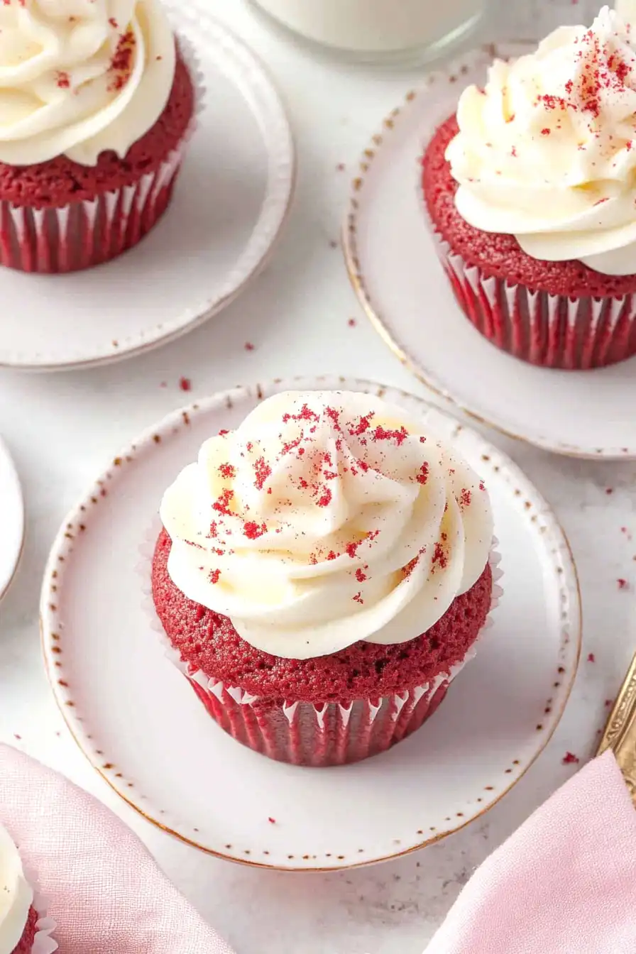 Homemade Red Velvet Cupcakes