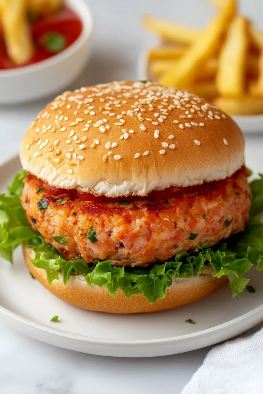 Juicy Tuna Burger