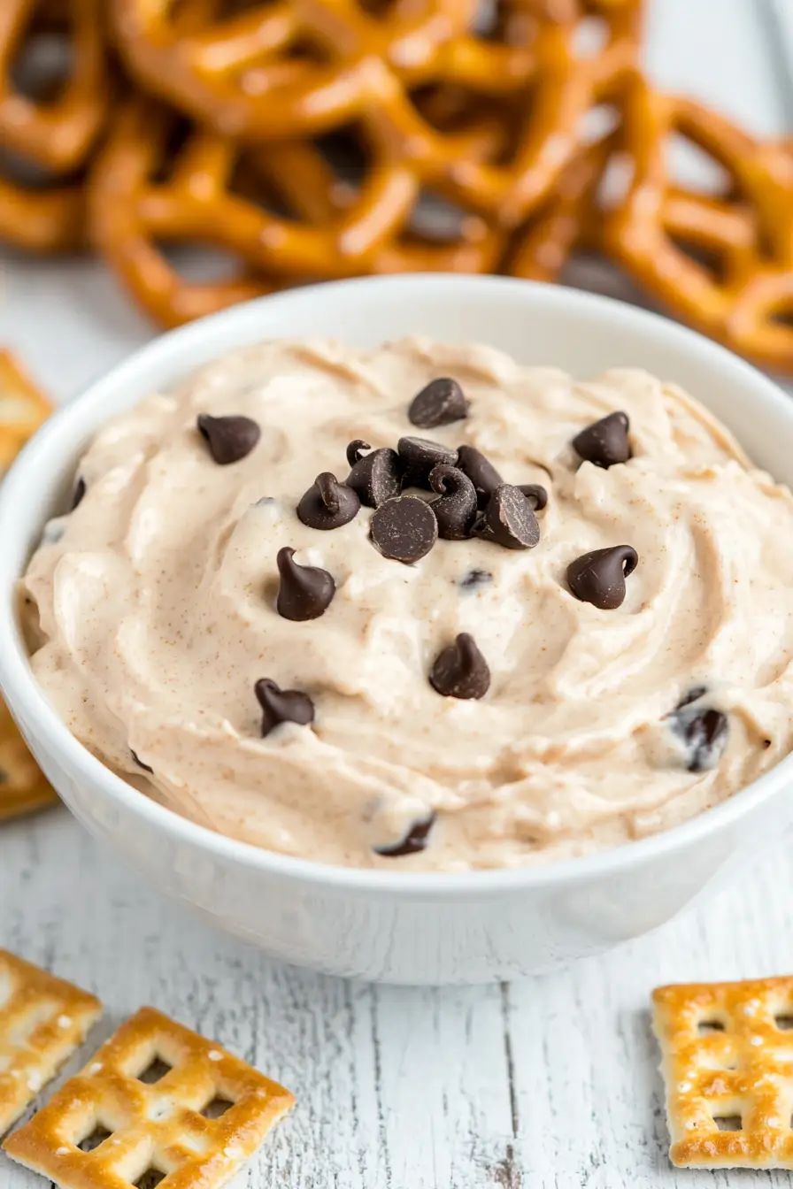 Tasty Greek Yogurt Chocolate Chip Cookie Dough Dip