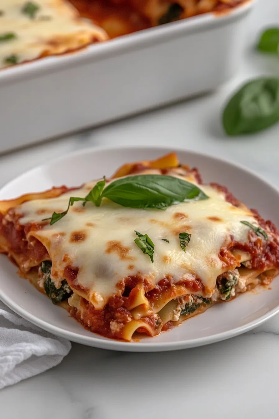 Tasty Vegetable Lasagna No Ricotta