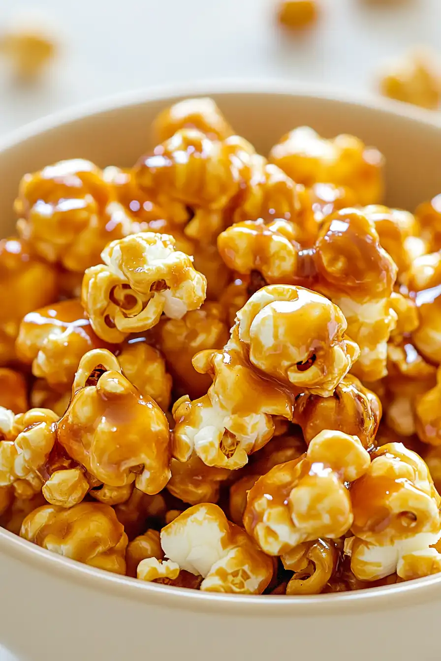Sweet Caramel Corn with Kraft Caramels