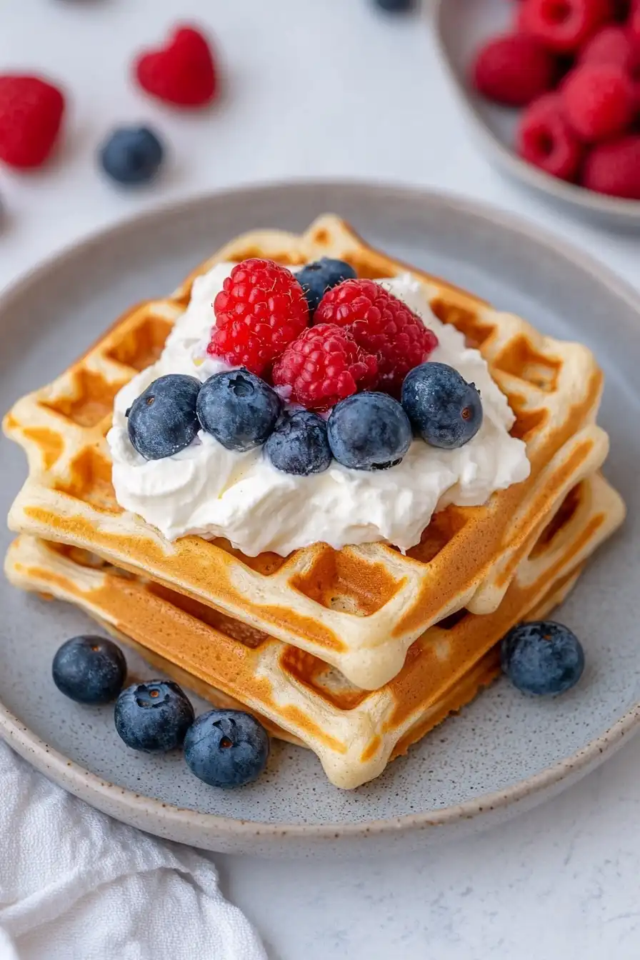 Tasty Ricotta Waffles
