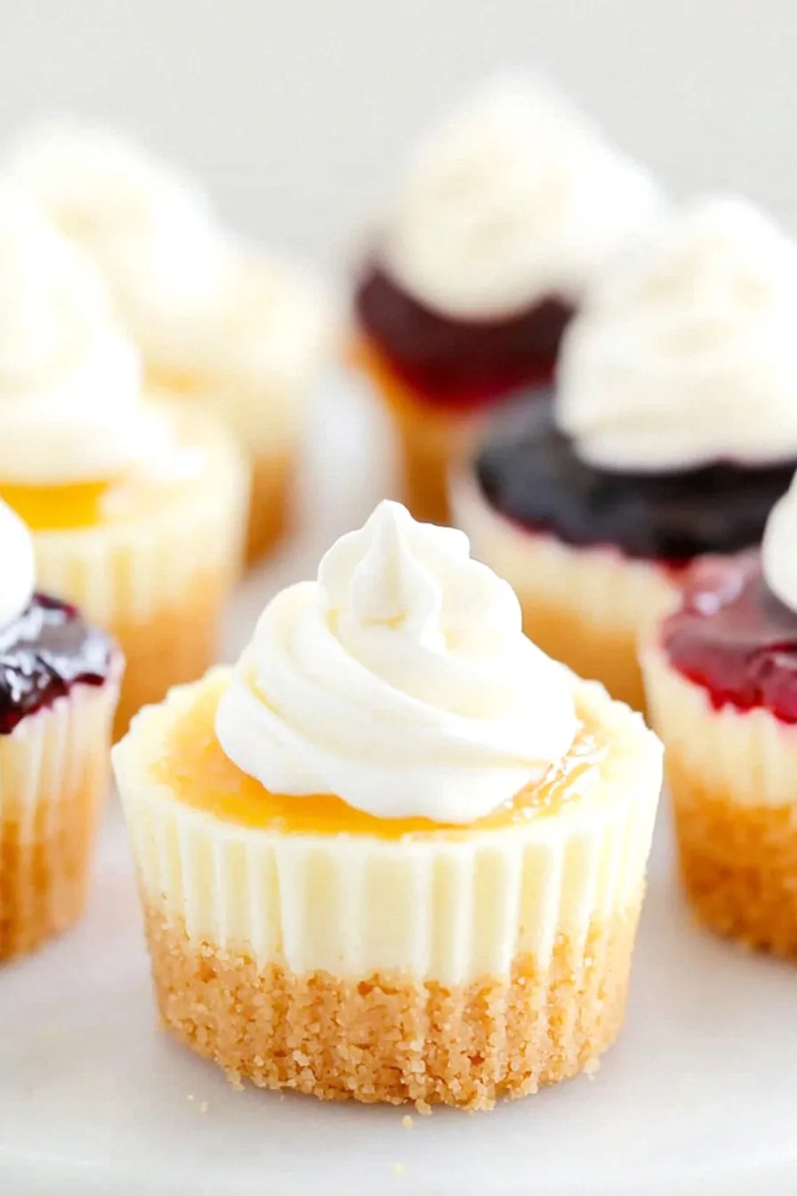 Delicious Mini Wedding Cheesecakes