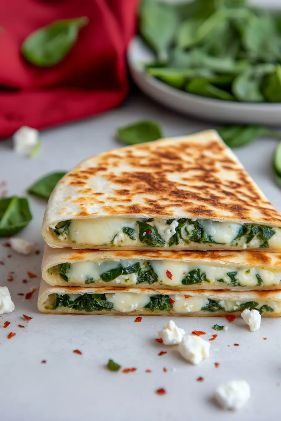 cheesy-spinach-quesadilla