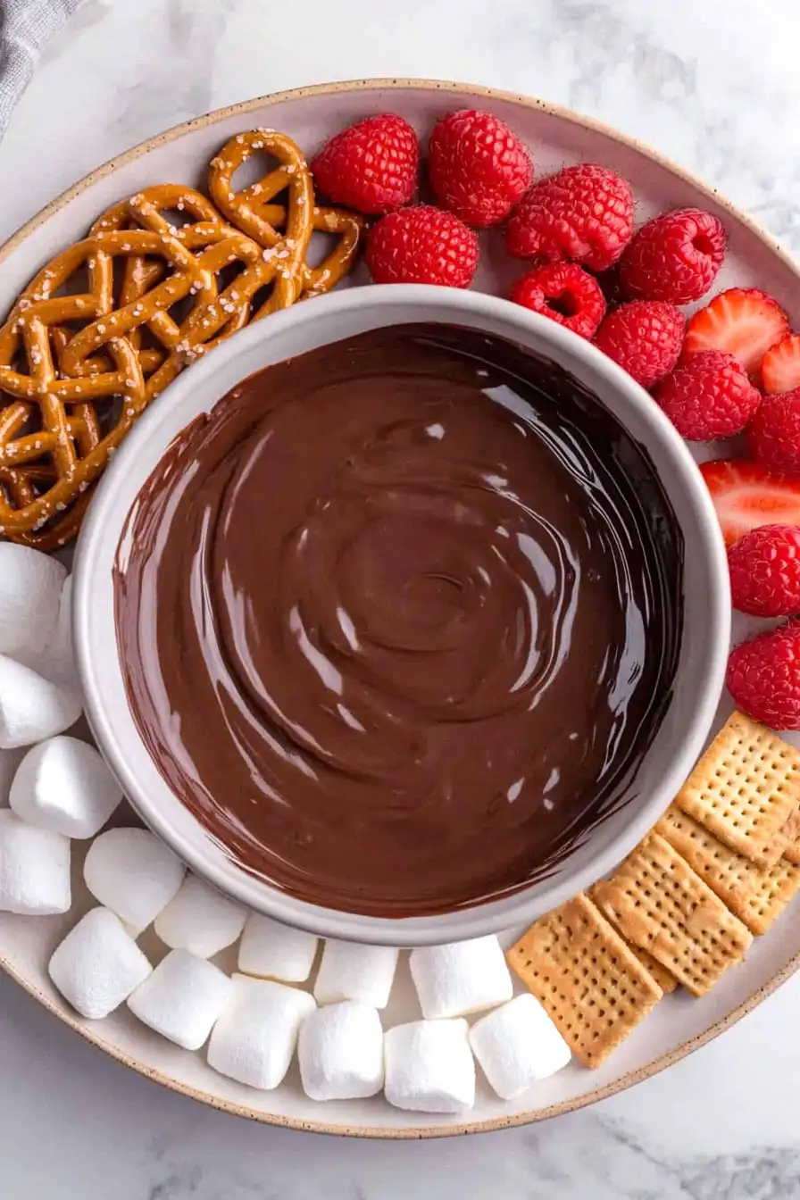 Perfect Party Crockpot Chocolate Fondue