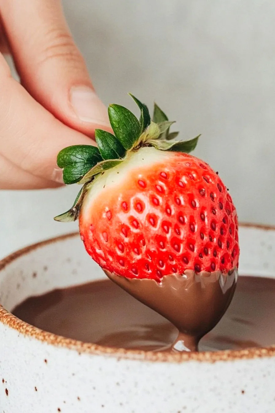 Quick Sugar Free Chocolate Covered Strawberries