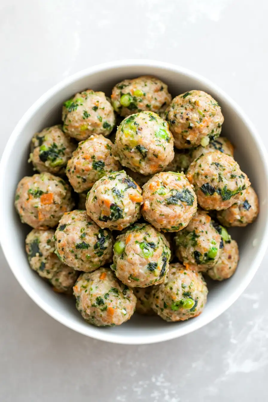 Easy Turkey Veggie Meatballs