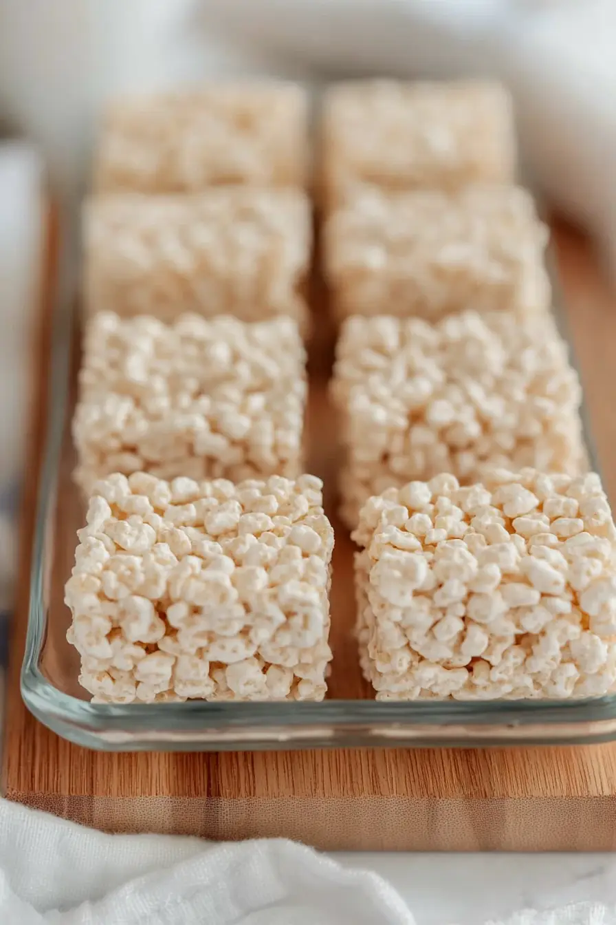 Crispy Rice Krispies with Marshmallow Fluff