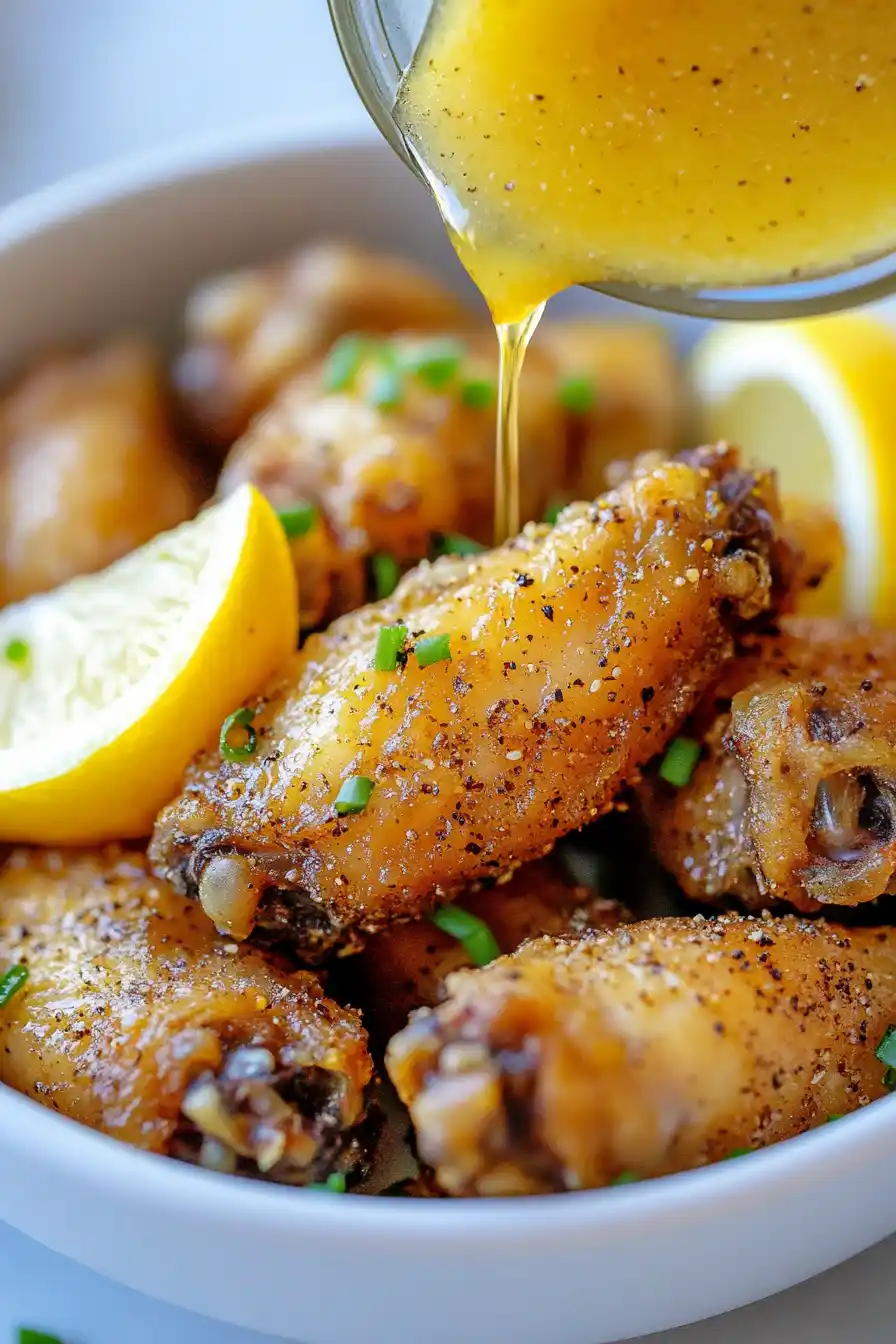 Quick Lemon Pepper Chicken Wings