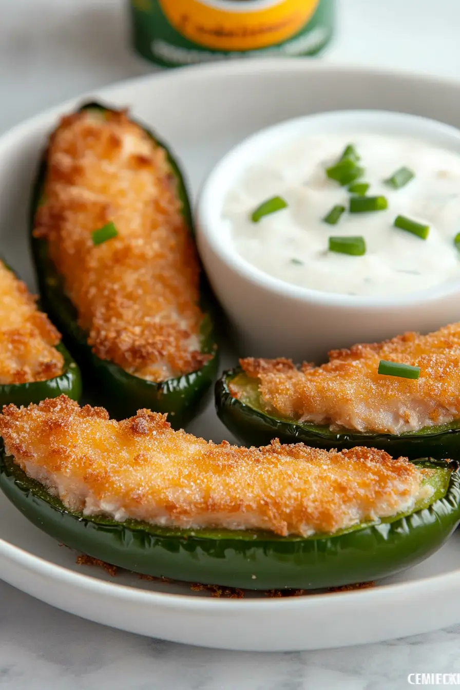Creamy Tuna Jalapeno Poppers