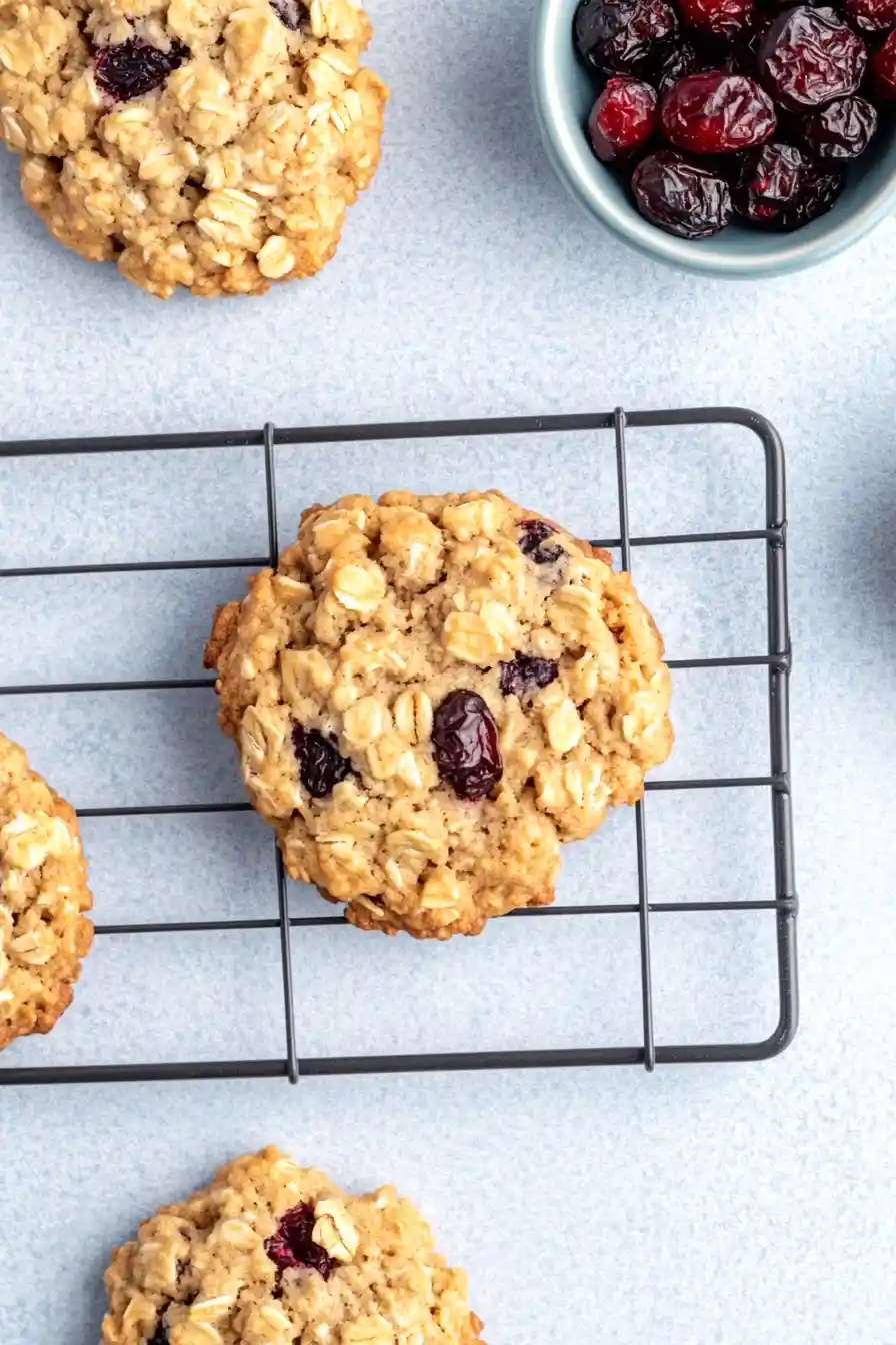 Homemade Cranberry Oatmeal Cookies
