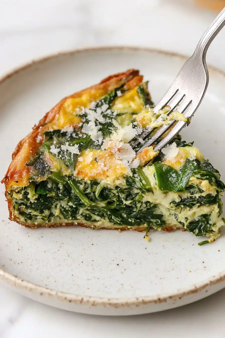 Easy Spinach Frittata Recipe